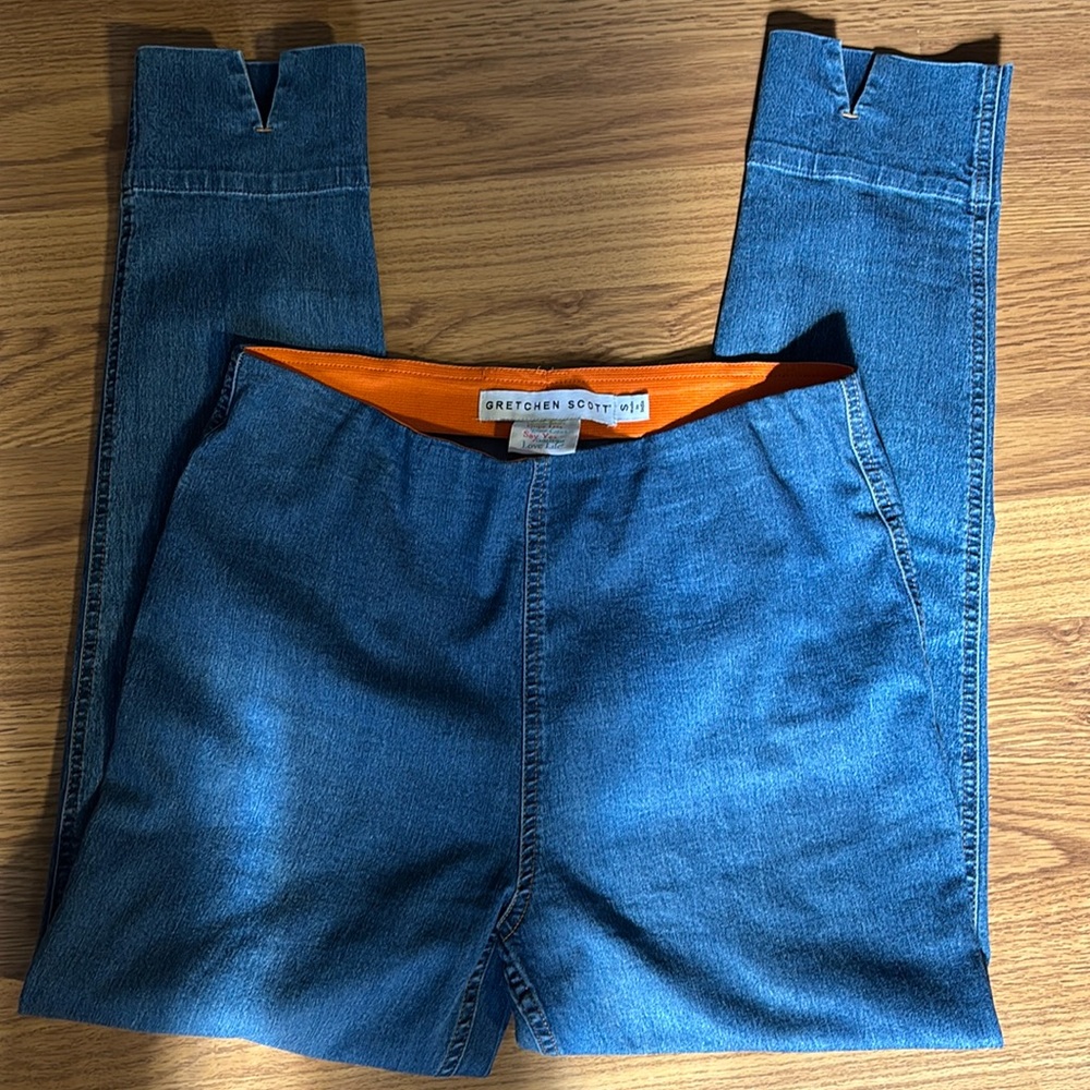 Gretchen Scott Gripeless Pull On Jean Sz S